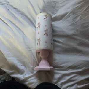 My First Pink Ballet Slipper head bow stand